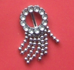 diamante decorative buckle 