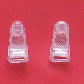 10mm clear suspender clip